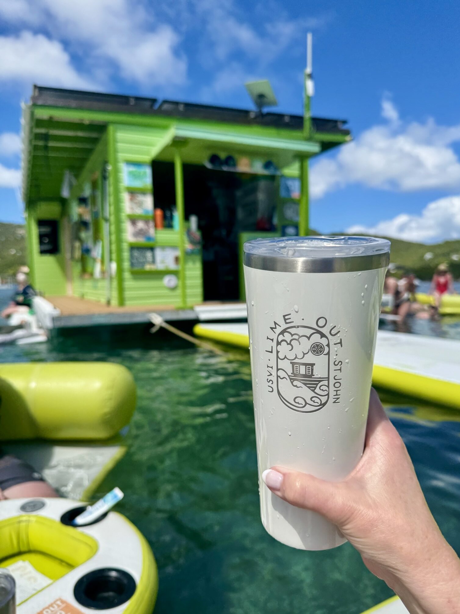 Good Times mug at Lime Out St. John