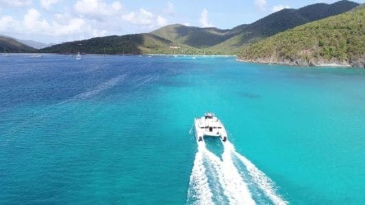 catamaran sailing st john usvi