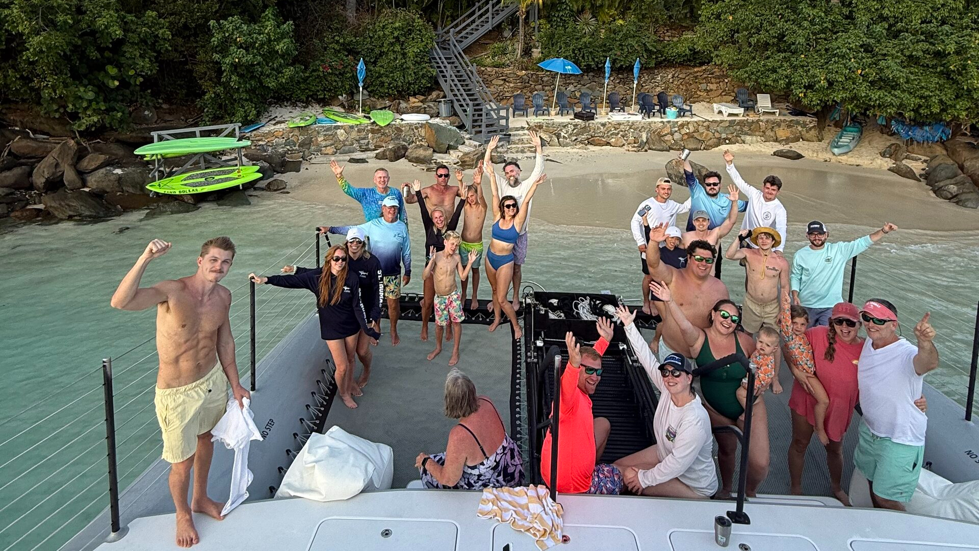 Voodoo Charters guests enjoying a day on the water
